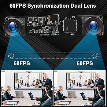 ELP 60fps 3Dステレオ同期USBカメラモジュール4MP 85度 Amazon.co.jp: 60fps 同期 USB カメラ ELP 4MP USB カメラ